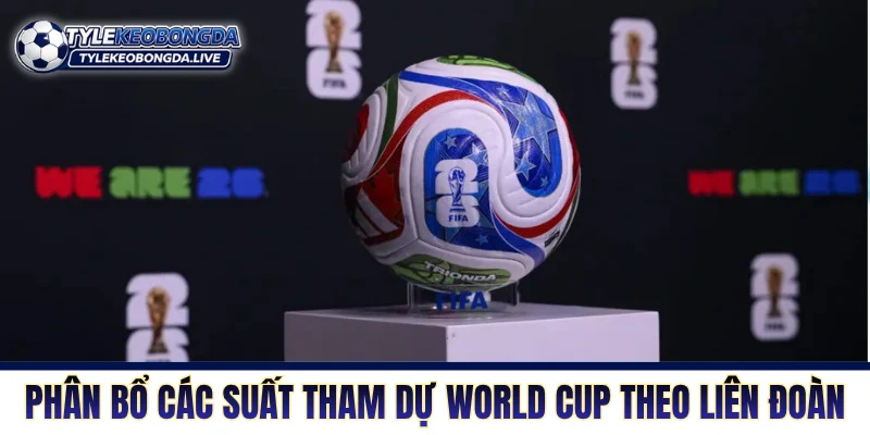 FIFA World Cup 2026 - Những Thay Đổi Mang Tính Lịch Sử 6 Phân bổ các suất tham dự World Cup theo liên đoàn