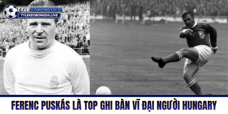 Ferenc Puskás là top ghi bàn vĩ đại người Hungary