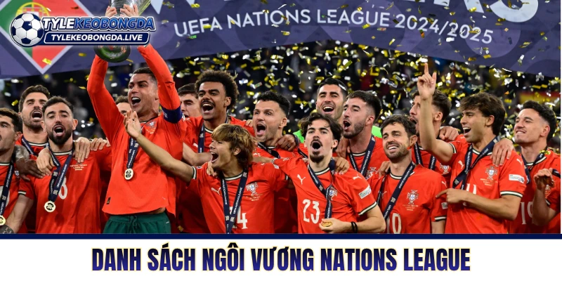 Ngôi vương Nations League hiện chỉ thuộc về 4 đội tuyển